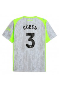 Fotbalové Dres Manchester City Ruben Dias #3 Třetí Oblečení 2025-26 Krátký Rukáv